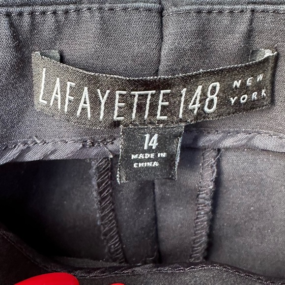 Lafayette 148 New York Women’s Black Straight Leg Pants - Picture 5 of 5